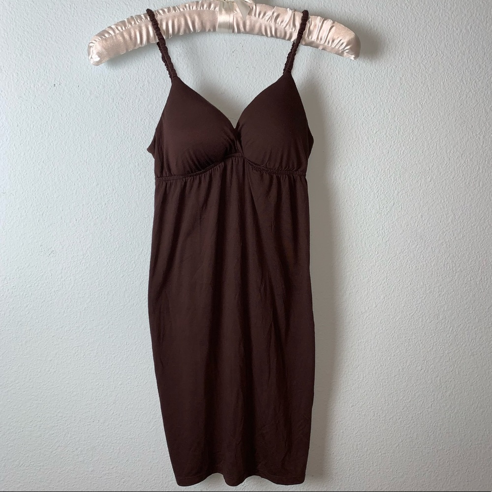 🍀American Rag Brown JuniorSummer dress Size Small